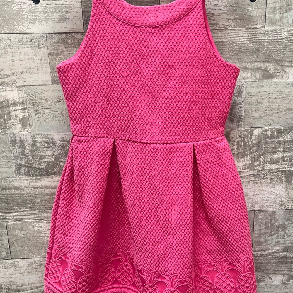 Janie and Jack Hot Pink Pineapple 🍍 Dress